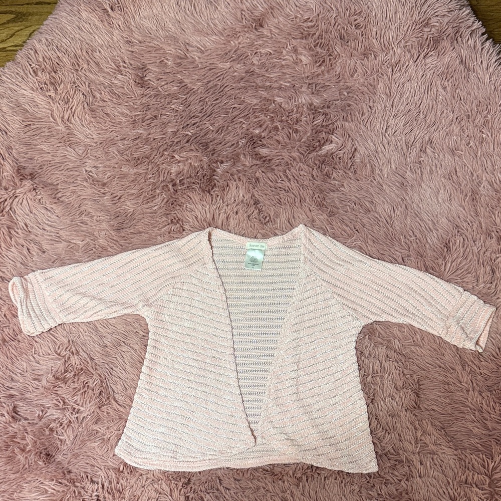 Cozy Pink Kids Cardigan